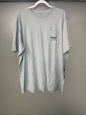 Vineyard Vines Light Blue Short Sleeve Pocket Tee